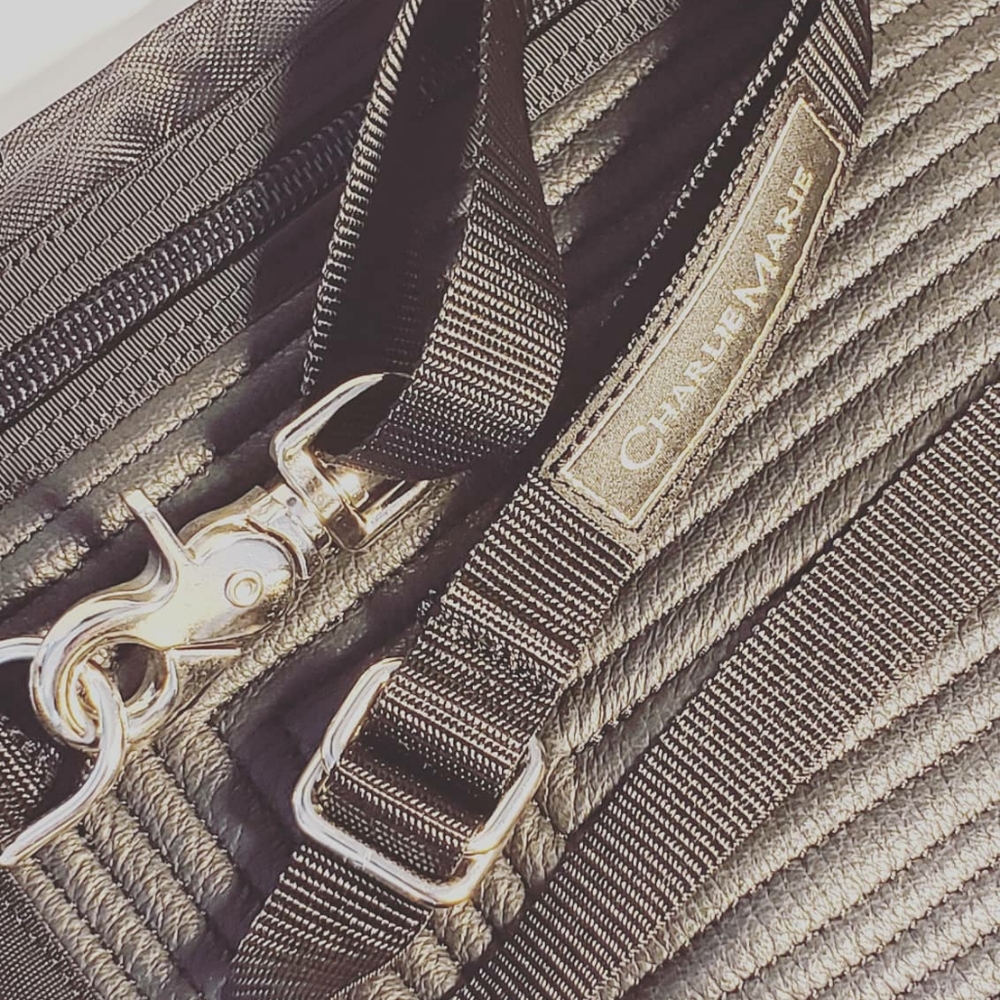 Leather and Mesh Hip pack/ Cross body